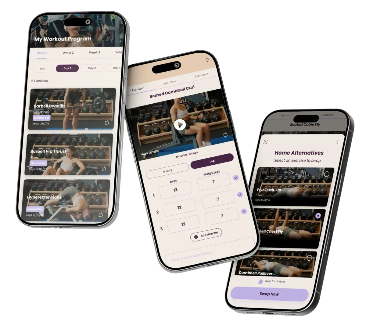 Training that fits in the HERFORM coaching app